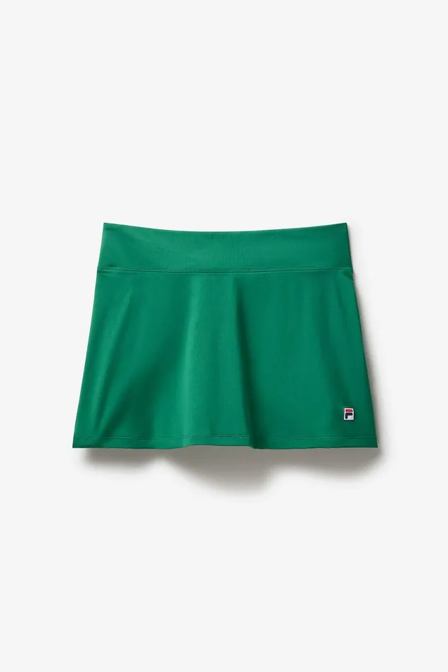 Tennis Women Fila Tennis Essential ALine Skort 301 Green Jacket