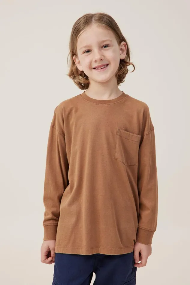 The Essential Long Sleeve Tee Coco Jumbo Boys Cotton On Tops and TShirts