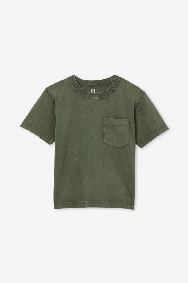 The Essential Short Sleeve Tee Swag Green Wash Boys Cotton On Tops and TShirts The Essential Short Sleeve Tee Swag Green Wash Boys Cotton On Tops and TShirts