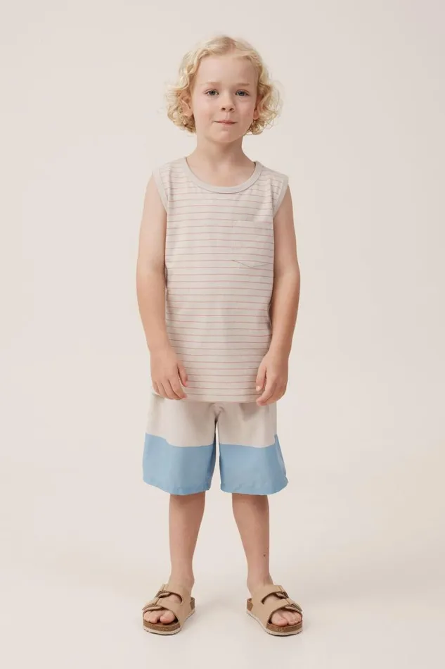 The Essential Tank Rainy Dayclay Pigeon Stripe Boys Cotton On Tops and TShirts The Essential Tank Rainy Dayclay Pigeon Stripe Boys Cotton On Tops and TShirts