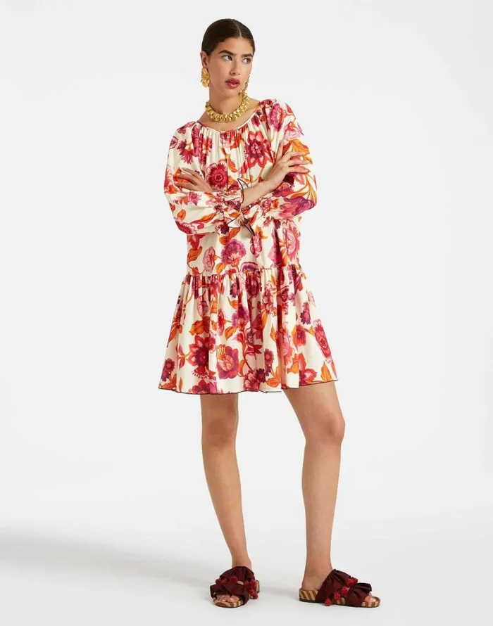 The Uma Mini Dress Hottie Cream Women La Double J Dresses