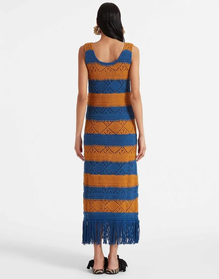 The Yarn Dress Solid Blue Petrol Women La Double J Dresses The Yarn Dress Solid Blue Petrol Women La Double J Dresses