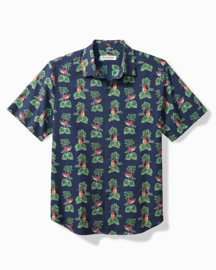Tommy Bahama Bahama Coast Cocktail Nation IslandZone ShortSleeve Shirt Island Navy Men Shirts Tommy Bahama Bahama Coast Cocktail Nation IslandZone ShortSleeve Shirt Island Navy Men Shirts