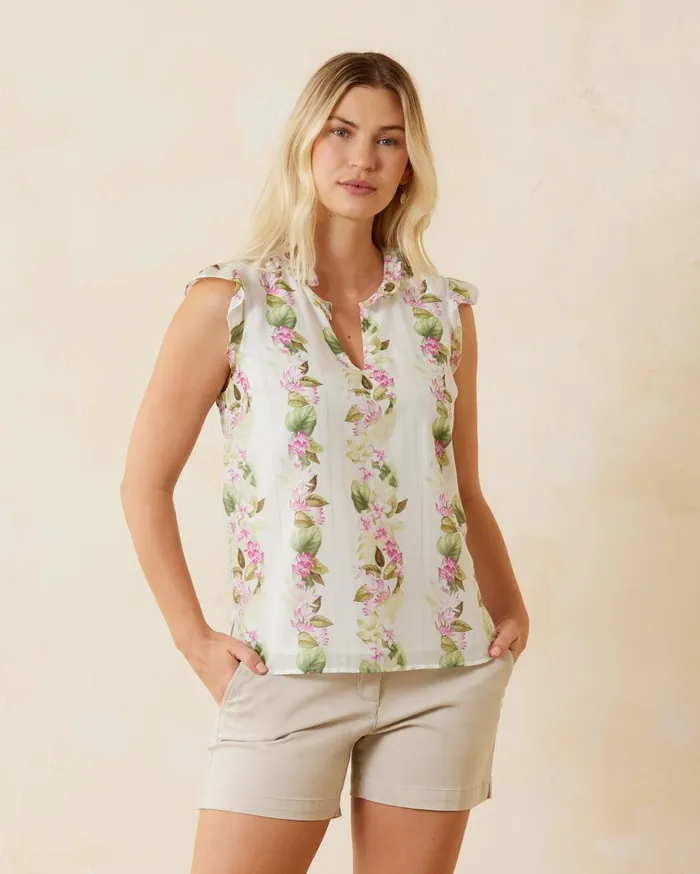 Tommy Bahama Bahama Coast Sleeveless IslandZone Top Black Women Tops and Shirts Tommy Bahama Bahama Coast Sleeveless IslandZone Top Black Women Tops and Shirts