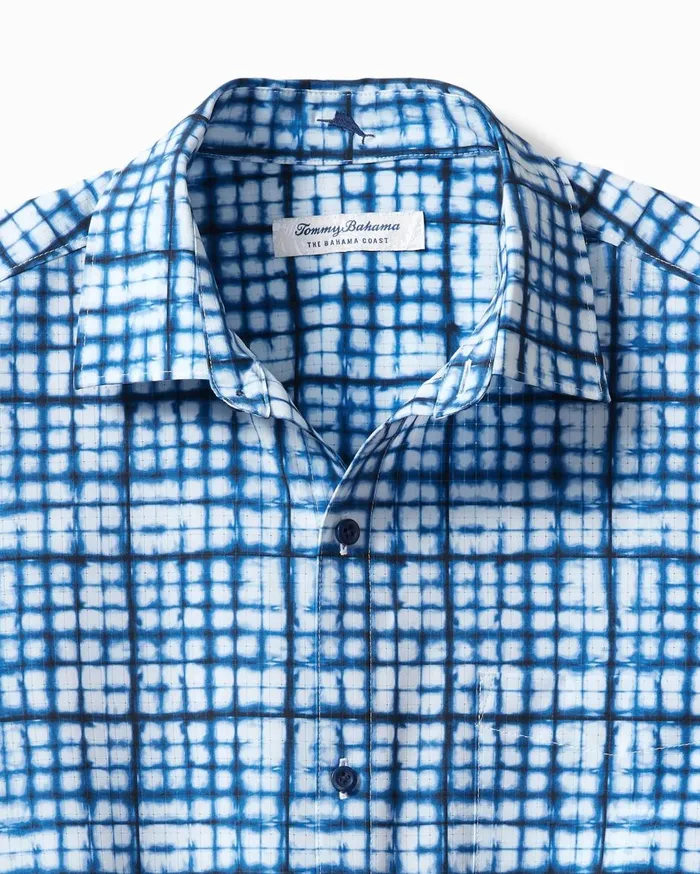 Tommy Bahama Bahama Coast Washed Away IslandZone ShortSleeve Shirt Cobalt Craze Men Shirts Tommy Bahama Bahama Coast Washed Away IslandZone ShortSleeve Shirt Cobalt Craze Men Shirts