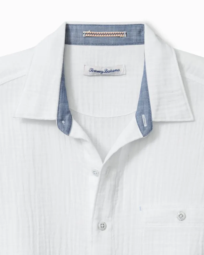 Tommy Bahama Beachside Cotton Cruiser ShortSleeve Shirt White Men Shirts Tommy Bahama Beachside Cotton Cruiser ShortSleeve Shirt White Men Shirts