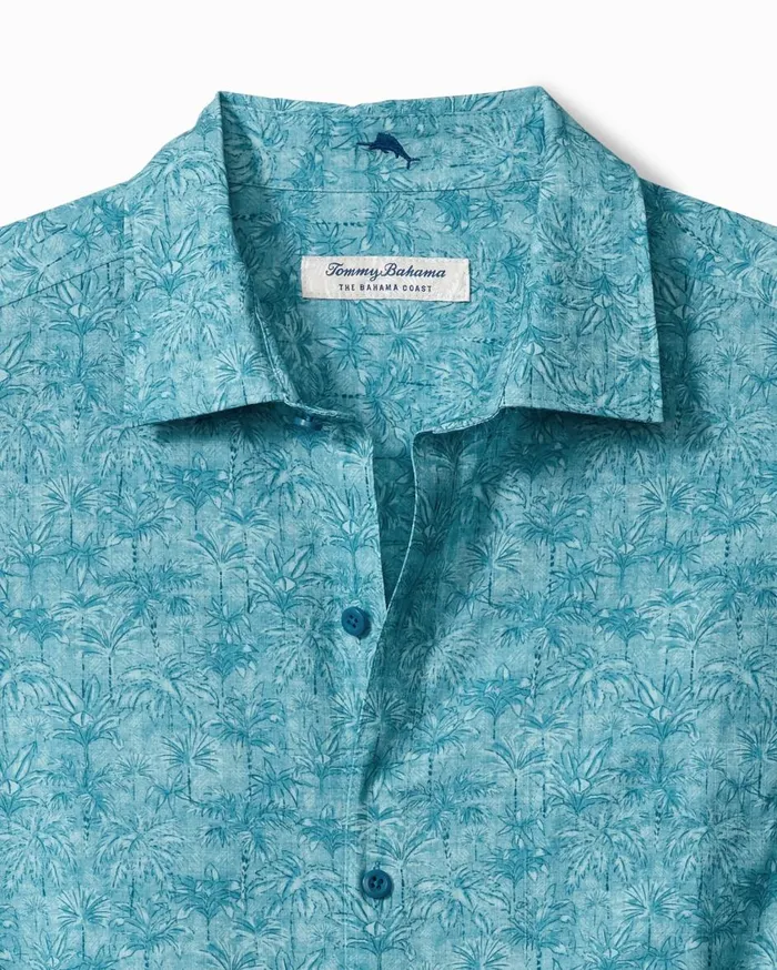Tommy Bahama Big and Tall Bahama Coast Palm Treescape LongSleeve Shirt Mambo Blue Big and Tall Shirts Tommy Bahama Big and Tall Bahama Coast Palm Treescape LongSleeve Shirt Mambo Blue Big and Tall Shirts