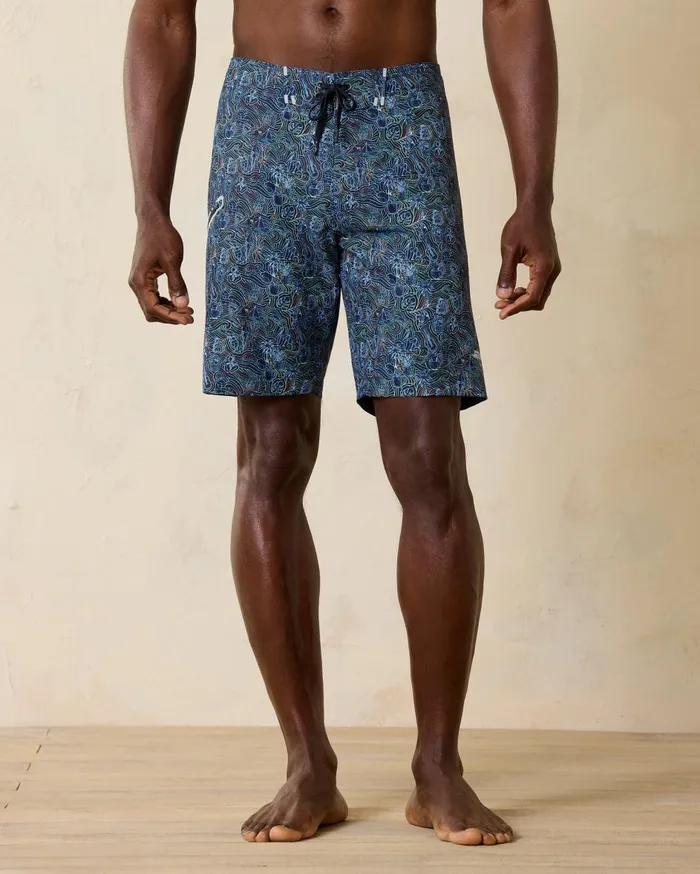 Tommy Bahama Big and Tall Baja Painted Geo Boardshorts Blue Cove Big and Tall Swim and Boardshorts Tommy Bahama Big and Tall Baja Painted Geo Boardshorts Blue Cove Big and Tall Swim and Boardshorts