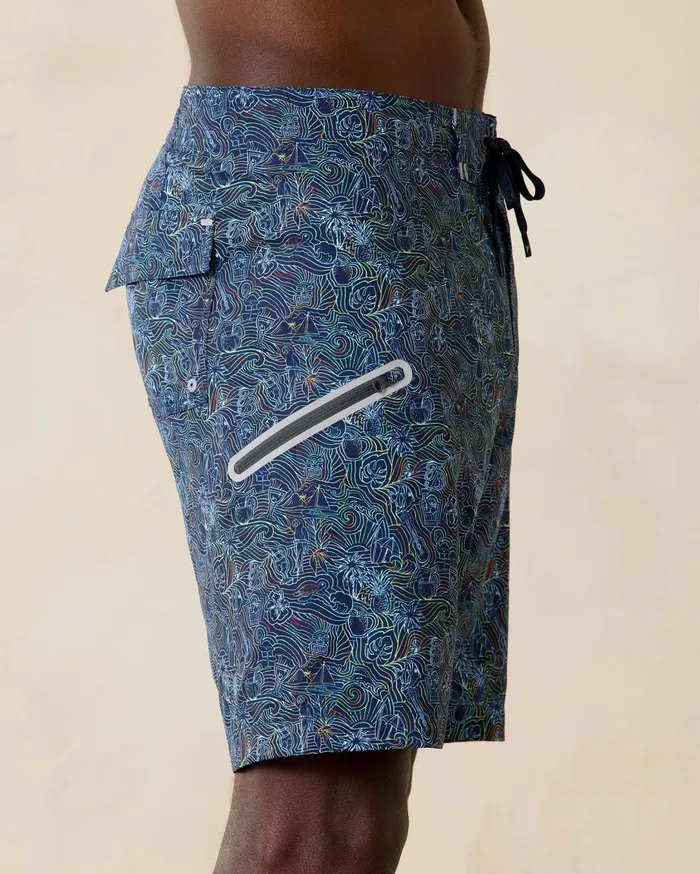 Tommy Bahama Big and Tall Baja Painted Geo Boardshorts Blue Cove Big and Tall Swim and Boardshorts Tommy Bahama Big and Tall Baja Painted Geo Boardshorts Blue Cove Big and Tall Swim and Boardshorts