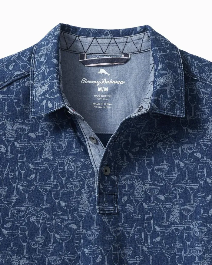 Tommy Bahama Big and Tall Coolside IslandZone Sweater Polo Coastline Big and Tall Polos Tommy Bahama Big and Tall Coolside IslandZone Sweater Polo Coastline Big and Tall Polos