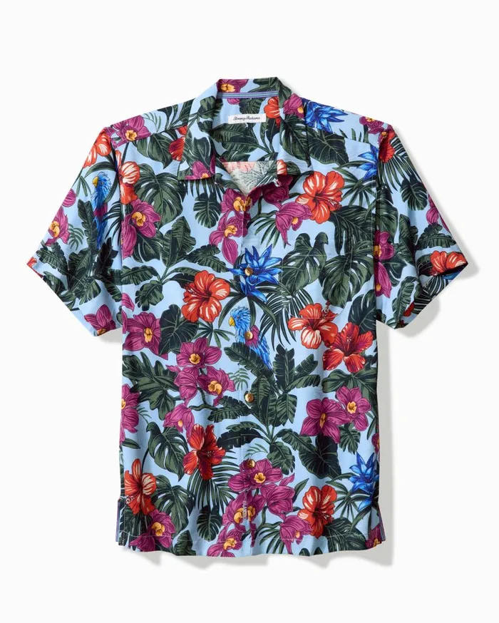 Tommy Bahama Big and Tall Garden Of Hope And Courage IslandZone Camp Shirt Aqua Ice Big and Tall Shirts Tommy Bahama Big and Tall Garden Of Hope And Courage IslandZone Camp Shirt Aqua Ice Big and Tall Shirts