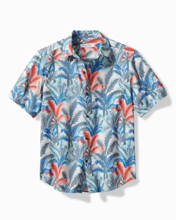 Tommy Bahama Big and Tall Tiki Tumble Silk Camp Shirt Continental Big and Tall Shirts Tommy Bahama Big and Tall Tiki Tumble Silk Camp Shirt Continental Big and Tall Shirts