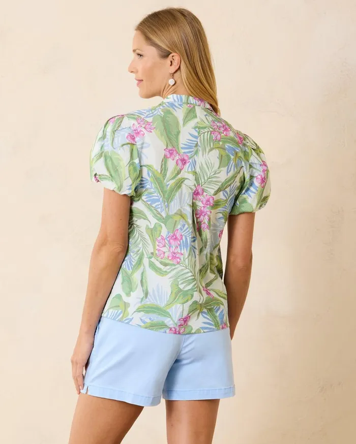 Tommy Bahama Coastalina Sleeveless Linen Top Island Sunset Women Tops and Shirts Tommy Bahama Coastalina Sleeveless Linen Top Island Sunset Women Tops and Shirts