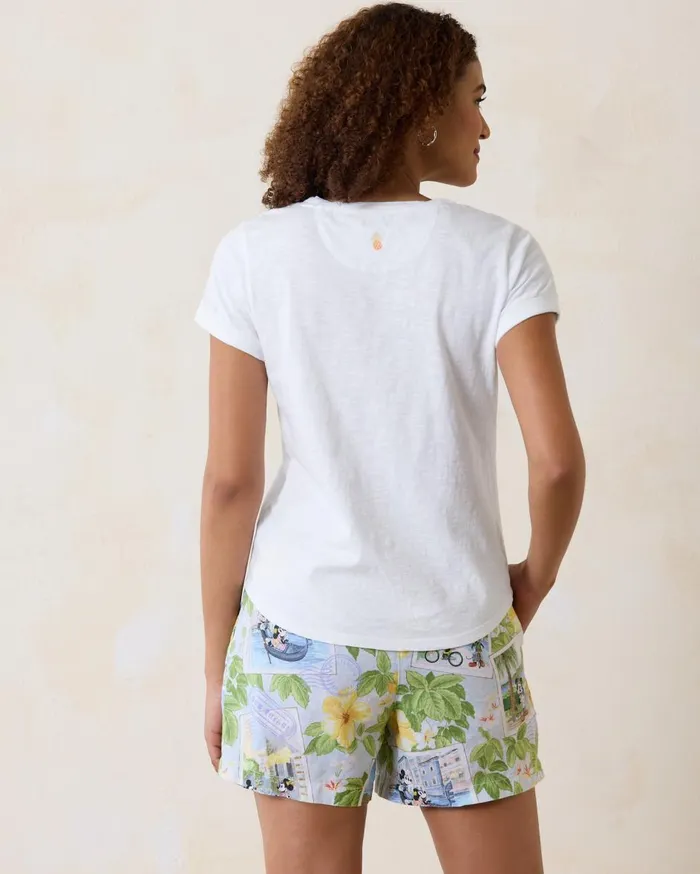 Tommy Bahama Disney Take The Scenic Route Lux TShirt White Women Tops and Shirts Tommy Bahama Disney Take The Scenic Route Lux TShirt White Women Tops and Shirts