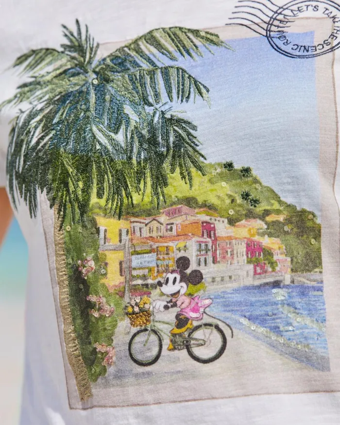 Tommy Bahama Disney Take The Scenic Route Lux TShirt White Women Tops and Shirts Tommy Bahama Disney Take The Scenic Route Lux TShirt White Women Tops and Shirts