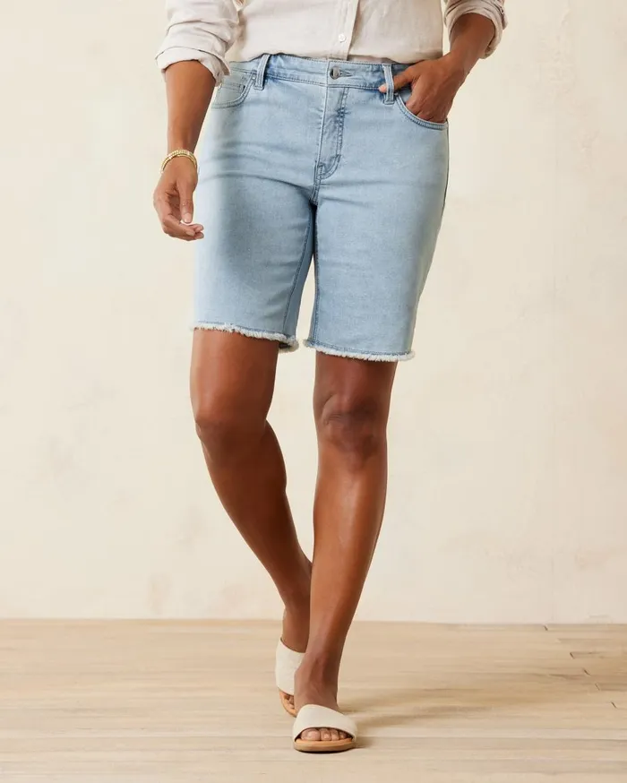 Tommy Bahama Ella Twill Classic 5Pocket Shorts White Women Jeans Tommy Bahama Ella Twill Classic 5Pocket Shorts White Women Jeans