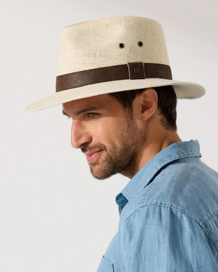 Tommy Bahama Litestraw Spencer Toyo Hat Weathered Oak MenBig and Tall Hats and Caps Tommy Bahama Litestraw Spencer Toyo Hat Weathered Oak MenBig and Tall Hats and Caps
