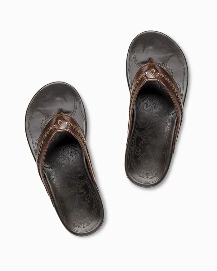 Tommy Bahama OluKai Hiapo Sandals Lava Rock MenBig and Tall Shoes and Sandals Tommy Bahama OluKai Hiapo Sandals Lava Rock MenBig and Tall Shoes and Sandals