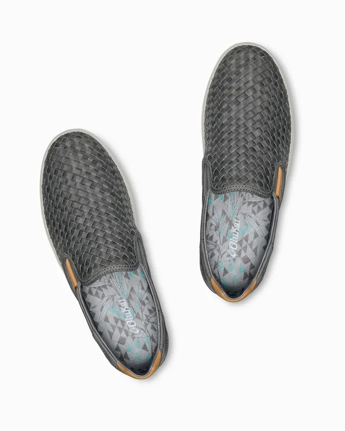 Tommy Bahama OluKai Kkaha Leather SlipOn Shoes Dark Java MenBig and Tall Shoes and Sandals Tommy Bahama OluKai Kkaha Leather SlipOn Shoes Dark Java MenBig and Tall Shoes and Sandals