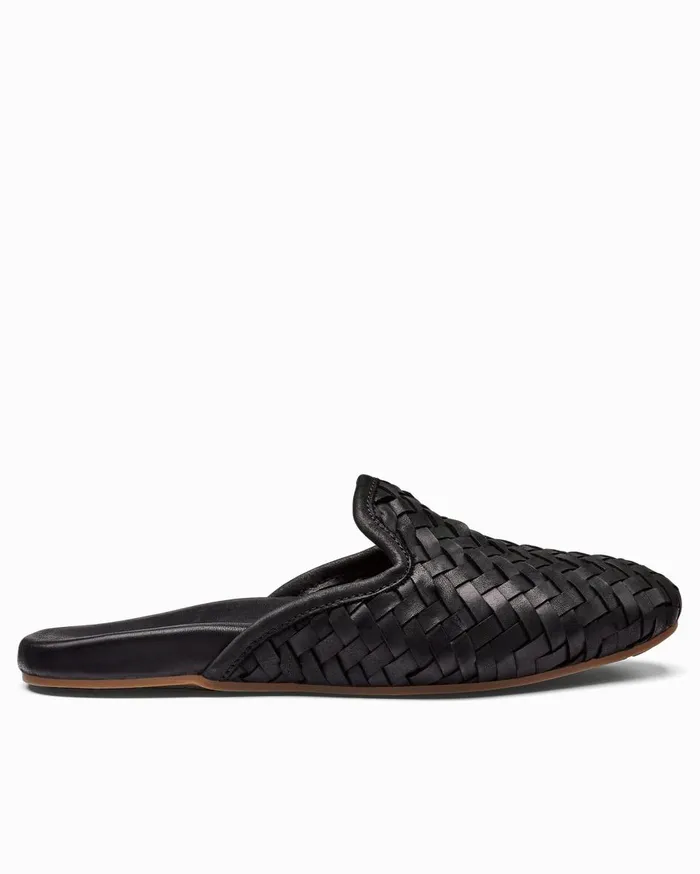 Tommy Bahama OluKai Mi039i Mule Black Women Shoes and Sandals