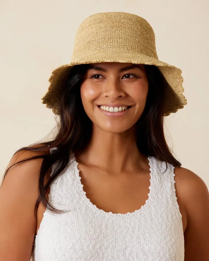 Tommy Bahama Raffia Braided Floppy Hat Natural Women Hats and Caps Tommy Bahama Raffia Braided Floppy Hat Natural Women Hats and Caps