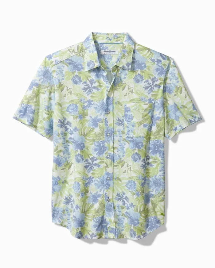 Tommy Bahama San Lucio Perfectly Paradise Knit Stretch Shirt Macaw Men Shirts Tommy Bahama San Lucio Perfectly Paradise Knit Stretch Shirt Macaw Men Shirts