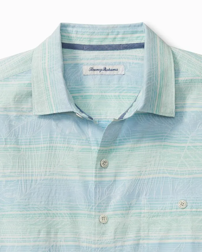 Tommy Bahama Sardinia Stripe ShortSleeve Shirt Horizon Blue Men Shirts Tommy Bahama Sardinia Stripe ShortSleeve Shirt Horizon Blue Men Shirts