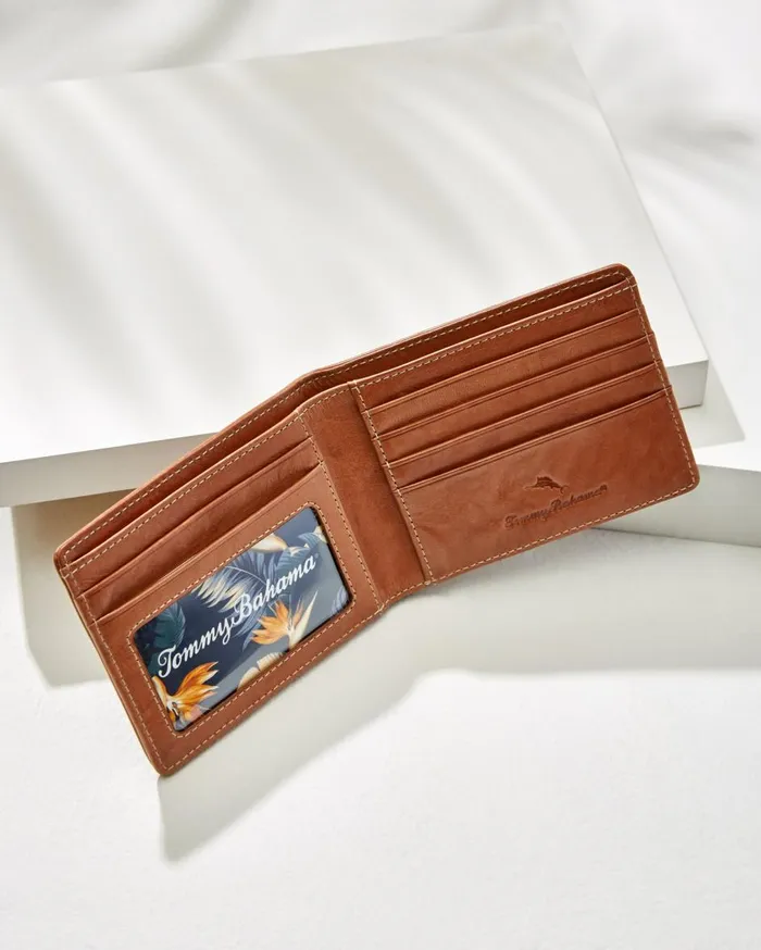 Tommy Bahama Scotchgrain Leather Magnetic Front Pocket Wallet Black MenBig and Tall Wallets and Accessories Tommy Bahama Scotchgrain Leather Magnetic Front Pocket Wallet Black MenBig and Tall Wallets and Accessories
