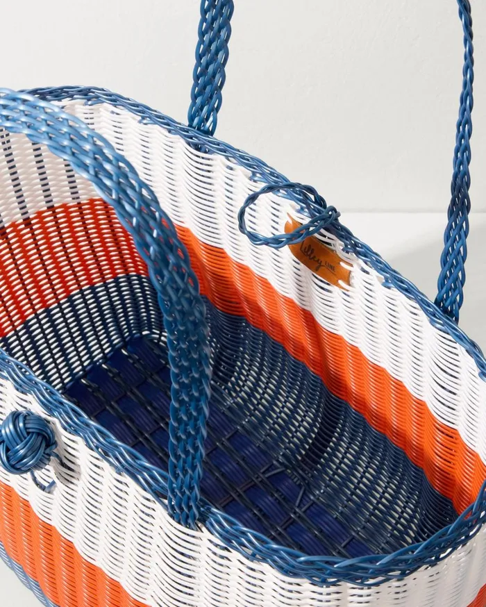 Tommy Bahama Solid With A Diamond Woven Beach Tote Blue Fog WomenBeach and Home Handbags and Clutches Tommy Bahama Solid With A Diamond Woven Beach Tote Blue Fog WomenBeach and Home Handbags and Clutches