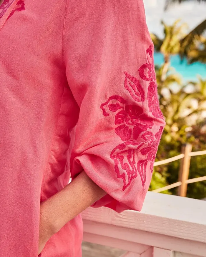 Tommy Bahama St Lucia Embroidered Coverup Dress Coral Coast Women Dresses Tommy Bahama St Lucia Embroidered Coverup Dress Coral Coast Women Dresses