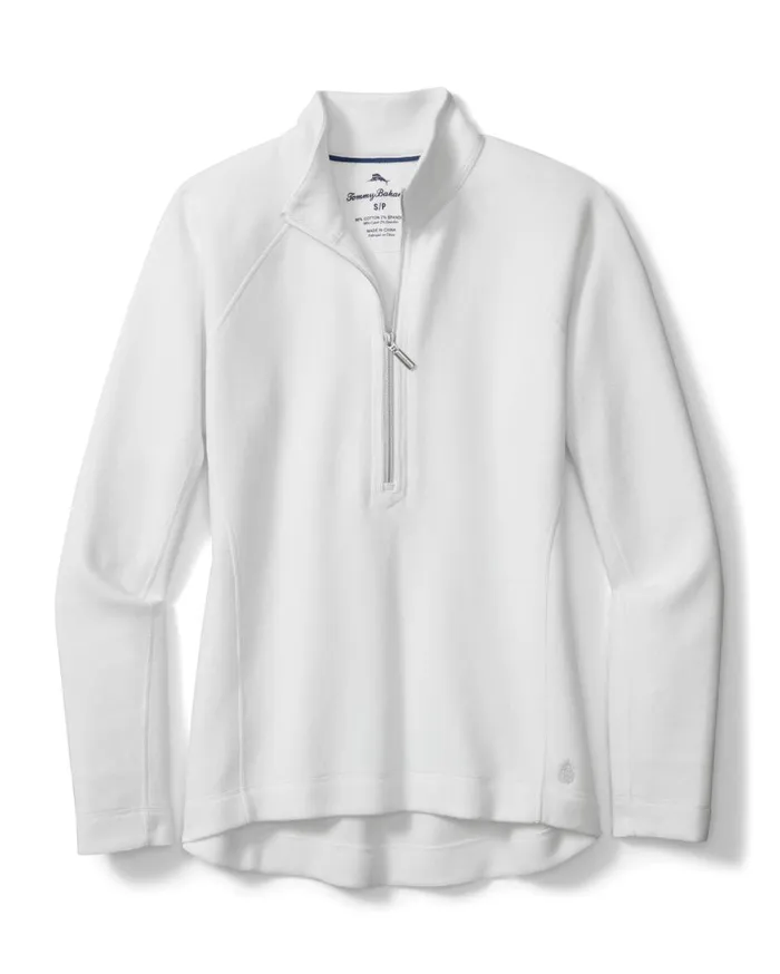 Tommy Bahama Tobago Bay HalfZip Sweatshirt Light Sky Women Sweatshirts Tommy Bahama Tobago Bay HalfZip Sweatshirt Light Sky Women Sweatshirts
