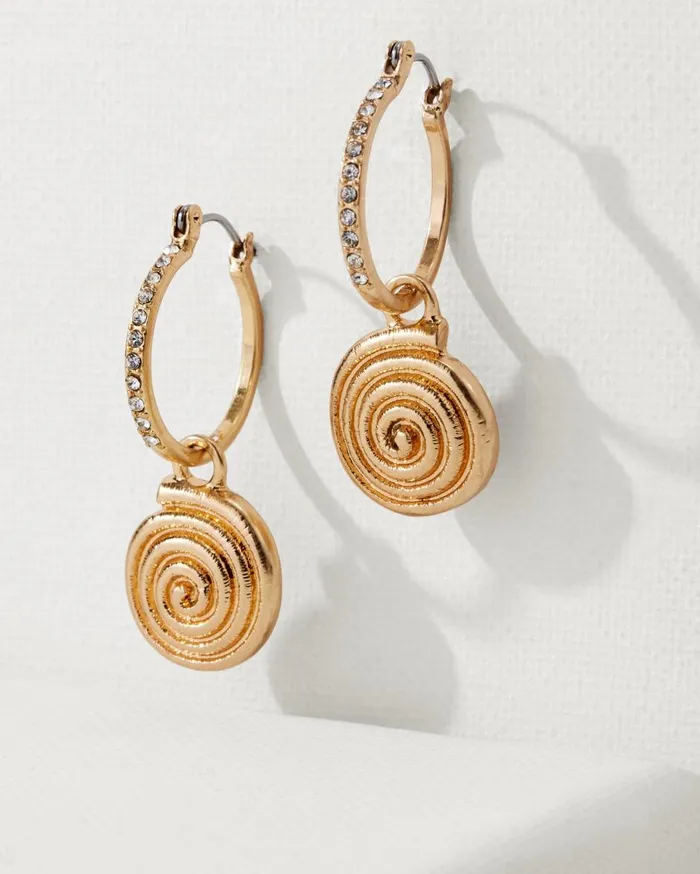 Tommy Bahama Virgin Gorda Crystal Drop Hoop Earrings Gold Women Jewelry Collections Tommy Bahama Virgin Gorda Crystal Drop Hoop Earrings Gold Women Jewelry Collections