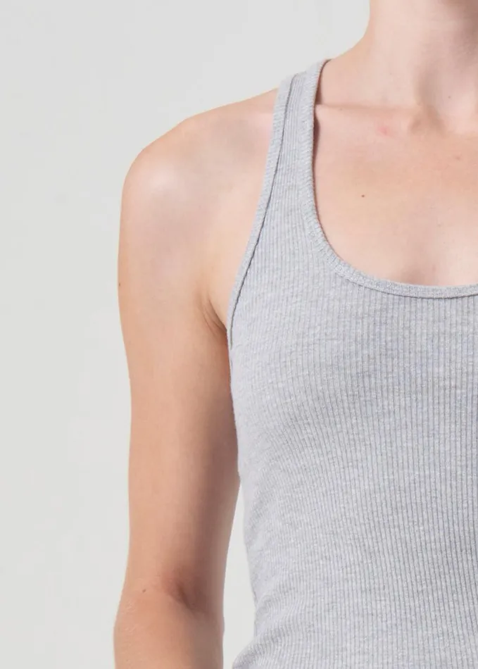 Tops and Bodysuits Women Agolde Bianca Tank In Grey Heather