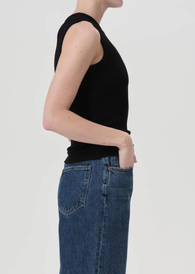 Tops and Bodysuits Women Agolde Binx Tank In Black