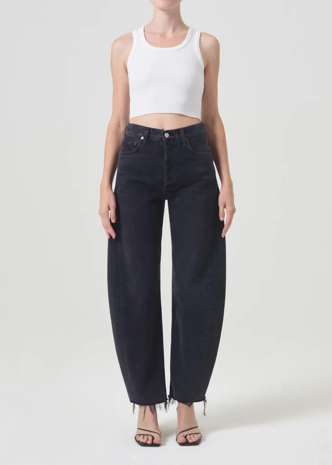 Tops and Bodysuits Women Agolde Cropped Poppy Tank In White