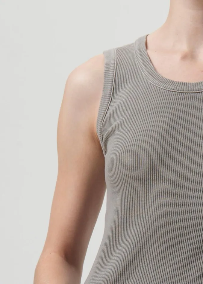 Tops and Bodysuits Women Agolde Poppy Tank In Drab