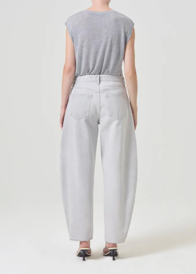 Tops and Bodysuits Women Agolde Raya Muscle Tee In Grey Heather