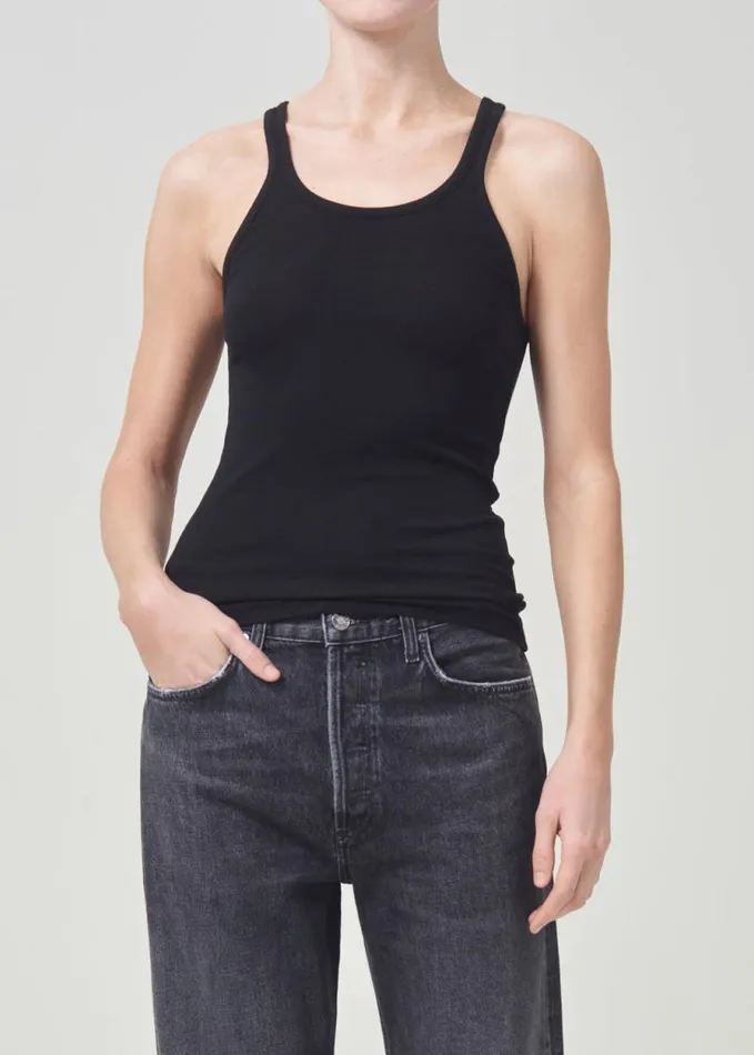 Tops and Bodysuits Women Agolde Zane Tank In Black