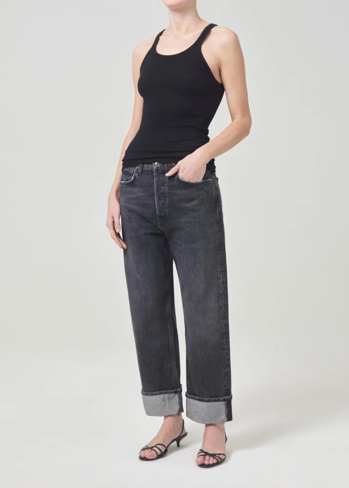 Tops and Bodysuits Women Agolde Zane Tank In Black