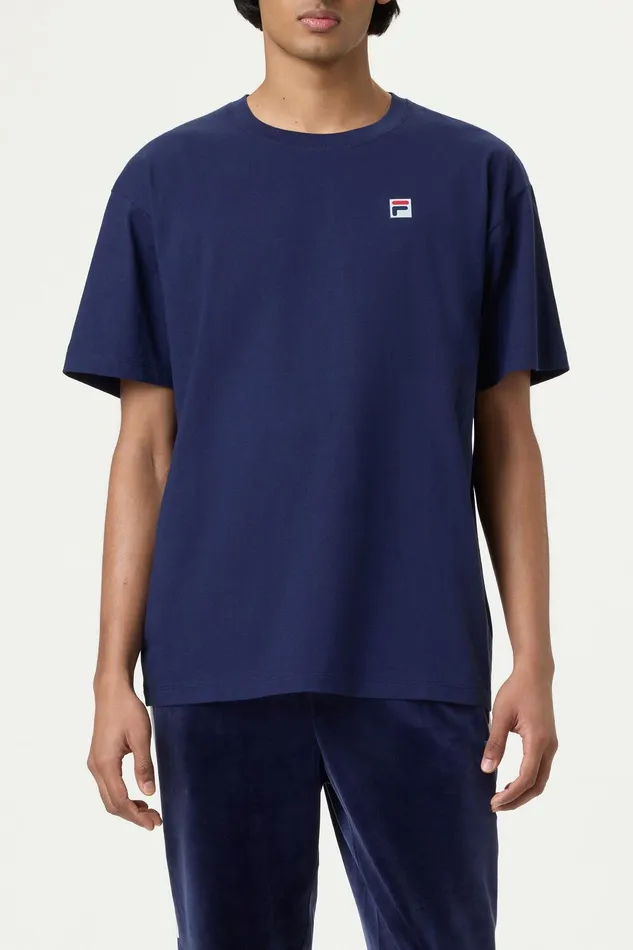 Tops and TShirts Men Fila Classic Relaxed Tee 400 Fila Navy Tops and TShirts Men Fila Classic Relaxed Tee 400 Fila Navy