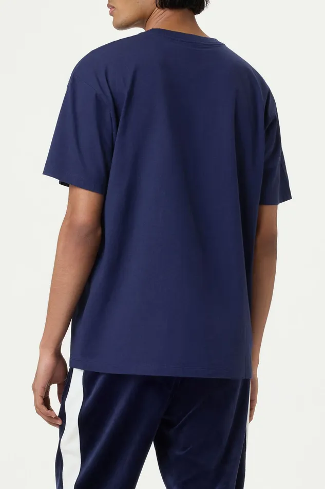 Tops and TShirts Men Fila Classic Relaxed Tee 400 Fila Navy Tops and TShirts Men Fila Classic Relaxed Tee 400 Fila Navy