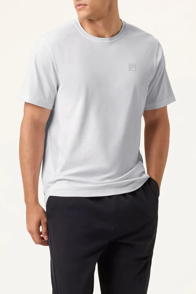 Tops and TShirts Men Fila Everyday Ace Tee 100 White Tops and TShirts Men Fila Everyday Ace Tee 100 White