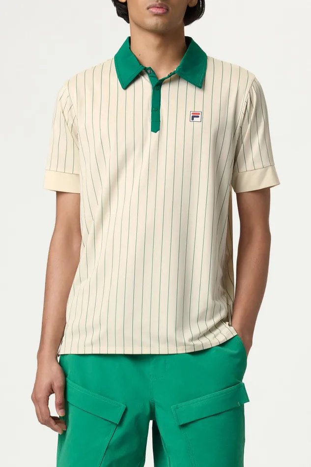 Tops and TShirts Men Fila Performance Iconic BB1 Polo 898 Angoragreen Jacket Pinstripe Tops and TShirts Men Fila Performance Iconic BB1 Polo 898 Angoragreen Jacket Pinstripe