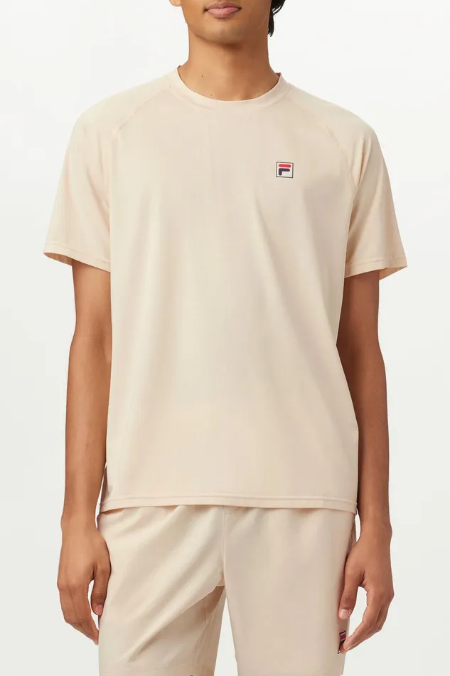 Tops and TShirts Men Fila Short Sleeve Crewneck 920 Angora Tops and TShirts Men Fila Short Sleeve Crewneck 920 Angora