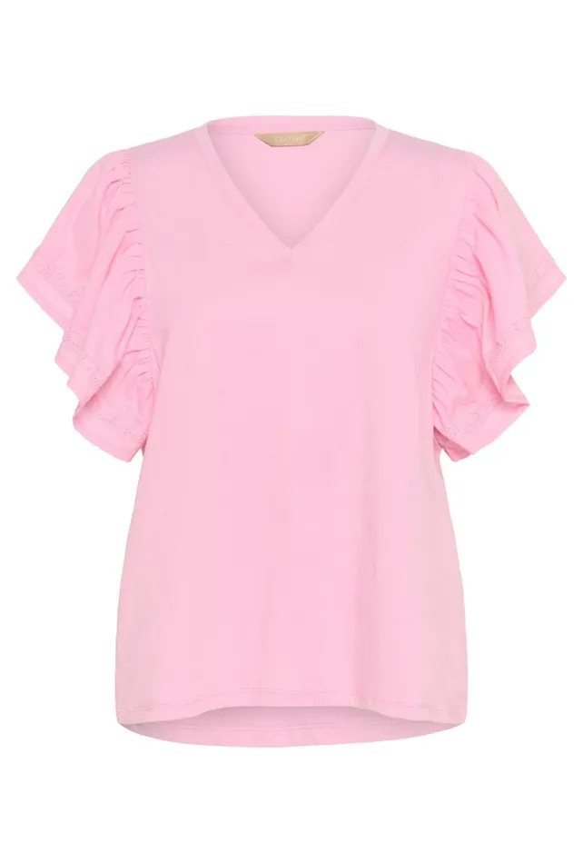 Tops and TShirts Women CULTURE CUaca Tshirt Lilac Sachet
