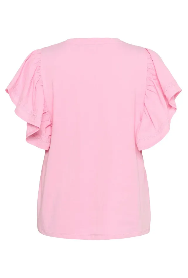 Tops and TShirts Women CULTURE CUaca Tshirt Lilac Sachet