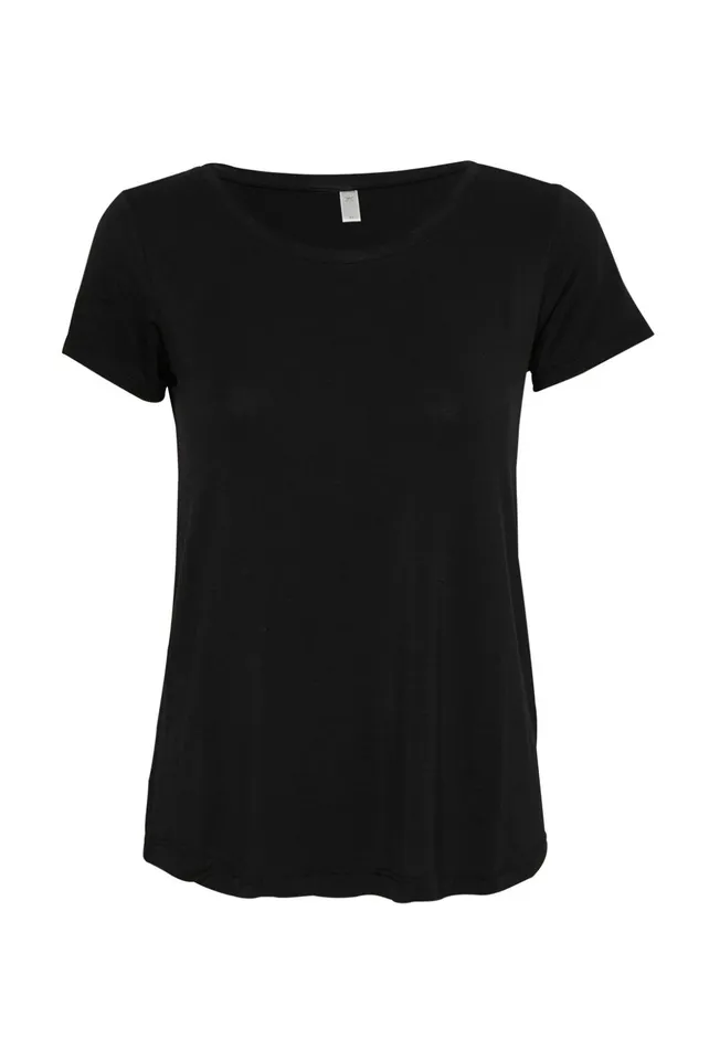 Tops and TShirts Women CULTURE CUpoppy Tshirt Black