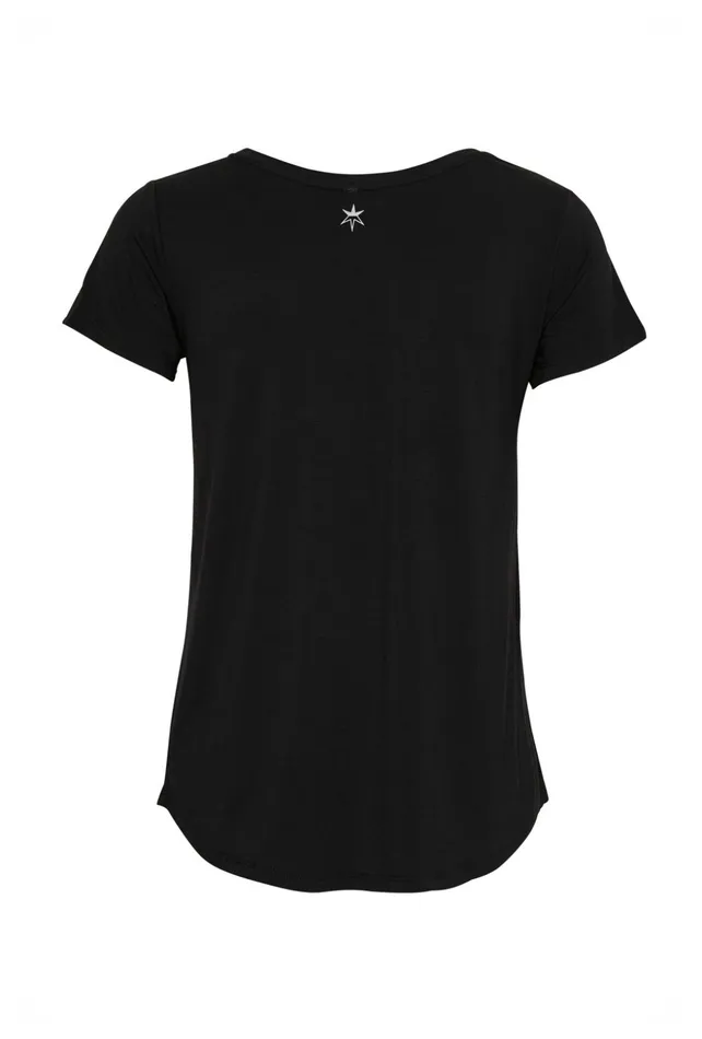 Tops and TShirts Women CULTURE CUpoppy Tshirt Black