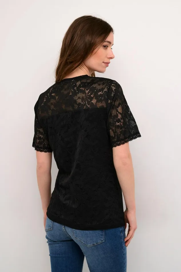 Tops and TShirts Women CULTURE CUzophia Tshirt Black