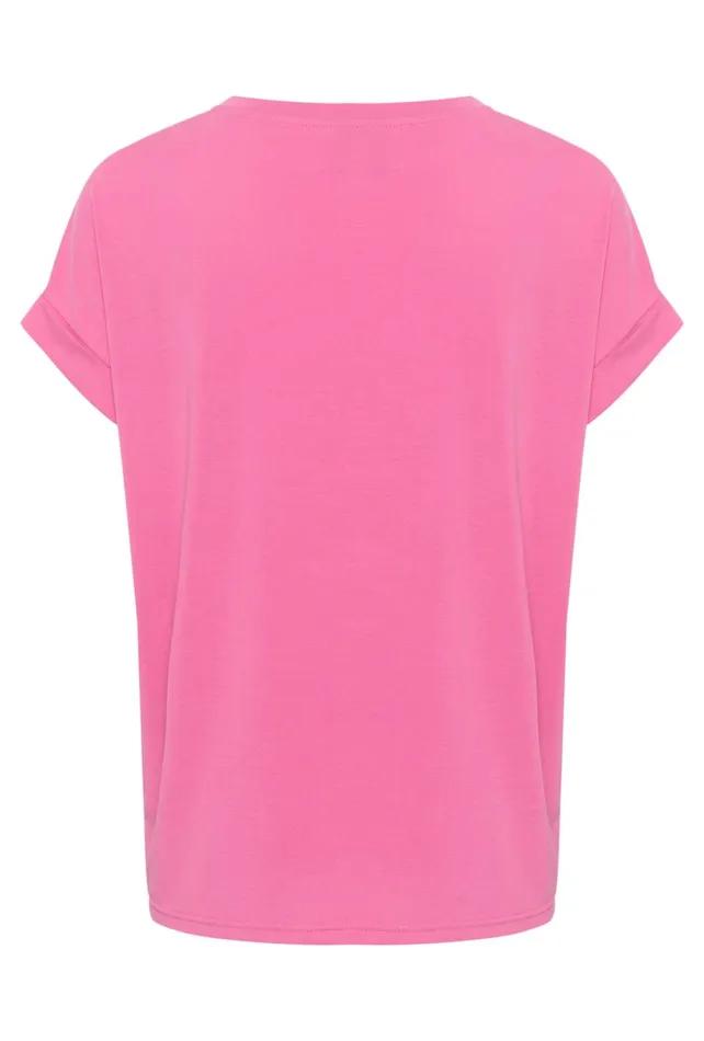 Tops and TShirts Women CULTURE Kajsa Tshirt Phlox Pink